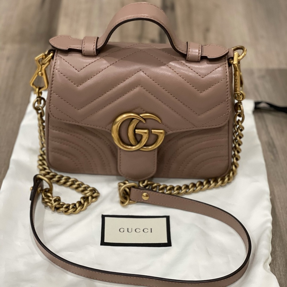 Gucci GG Marmont mini top handle bag